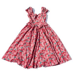 Vintage Laura Ashley Floral Cottagecore Dress